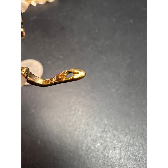 Citrine Enhancer Pendant Gold Over 925 w/ White Topaz & Citrine Drops - Picture 3 of 16